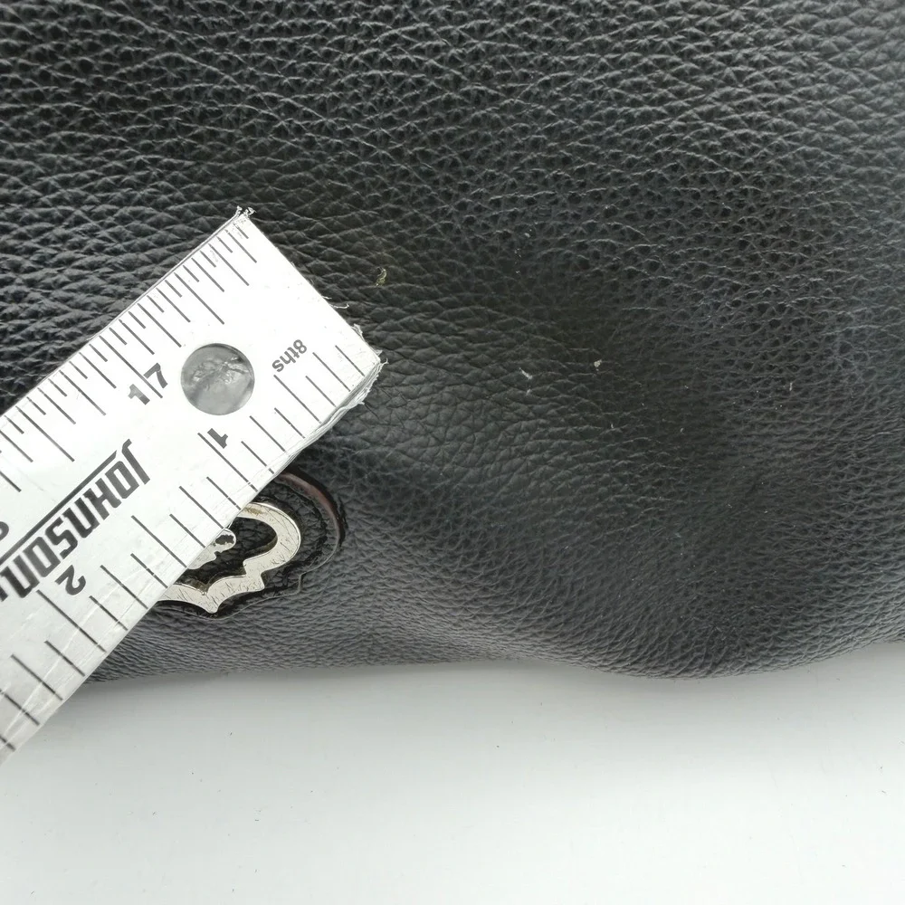 Born Leather Hobo‎ Bag Womens Large Black Tassel Whipstitch Shoulder Bag